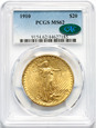 USA, 20 dolarów 1910, Filadelfia, Statua, PCGS MS62