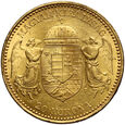 780. Węgry, Franciszek Józef I, 20 koron 1892 KB