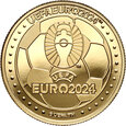 Gibraltar, 5 funtów 2024, Euro 2024 - Logo, 1/10 uncji złota