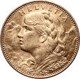 Szwajcaria, 10 franków 1913 B, Helvetia