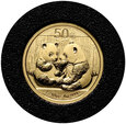 Chiny, 50 yuan 2009, Panda, 1/10 uncji złota