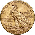 USA, 5 dolarów 1909 D, Indianin