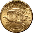 USA, 20 dolarów 1922, Filadelfia, St. Gaudens