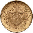 427. Belgia, Leopold II, 20 franków 1875