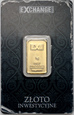 Złoto, sztabka, 5 g Au999, Exchange Group