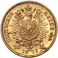 Niemcy, Badenia, Fryderyk, 10 marek 1872 G