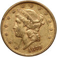 USA, 20 dolarów 1879, Filadelfia, Liberty