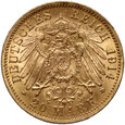 202. Niemcy, Badenia, Fryderyk II, 20 marek 1914 G, Karlsruhe