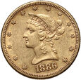 USA, 10 dolarów 1886 S, San Francisco, Liberty