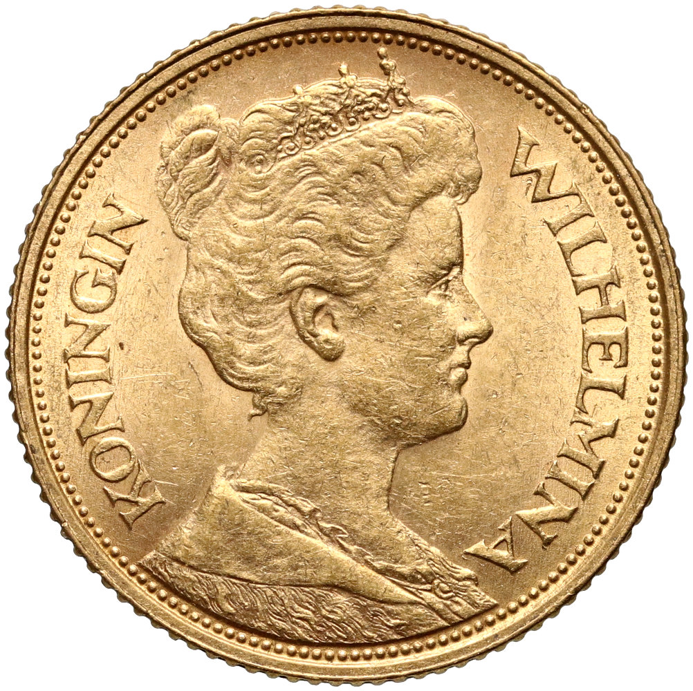 283. Holandia, Wilhelmina, 5 guldenów 1912