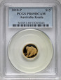 Australia, 15 dolarów 2010 P, Koala, PCGS PR69, 1/10 oz Au999