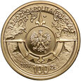 Polska, III RP, 100 złotych 2008, Polskie osadnictwo w Ameryce #R