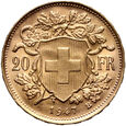  Szwajcaria, 20 franków 1947 B