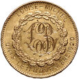Francja, 100 franków przerobione na medal, Anioł, złoto