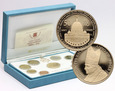 Watykan, zestaw 9 monet euro 2012, Benedykt XVI, stempel lustrzany