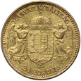 Węgry, Franciszek Józef I, 20 koron 1892 KB