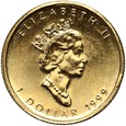 Kanada, 1 dolarów 1999, Liść Klonu, 1/20 uncji 