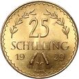 Austria, 25 szylingów 1929