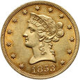 USA, 10 dolarów 1853, Filadelfia, Liberty