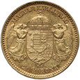 Węgry, Franciszek Józef I, 20 koron 1901 KB