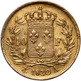 252. Francja, Karol X, 40 franków 1830 A