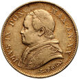 Watykan, Pius IX, 20 lirów 1866 XX R, Rzym