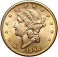 USA, 20 dolarów 1898 S, San Francisco, Liberty