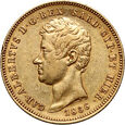 Włochy, Sardynia, Karol Albert, 50 lirów 1836 P, Turyn