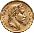 Francja, Napoleon III, 20 franków 1865 A, Paryż