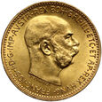 4. Austria, Franciszek Józef I, 20 koron 1915, Nowe bicie