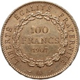 Francja, 100 franków 1907 A, Paryż, Anioł