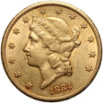 USA, 20 dolarów 1884 CC, Carson City, Liberty