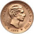 Hiszpania, 10 Peset, 1962, Alfonso XIII, Nowe bicie