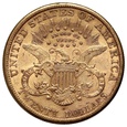 USA, 20 dolarów 1898 S, San Francisco, Liberty