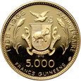 Gwinea, 5000 franków gwinejskich 1970, Echnaton