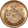 Szwecja, Oskar II, 10 koron 1901