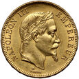 Francja, Napoleon III, 100 franków 1869 A
