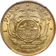 RPA, Paul Kruger, 1 pond 1898, PCGS MS63 #MA