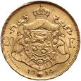 Belgia, Albert I, 20 franków 1914, Des Belges