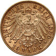 Niemcy, Wirtembergia, Karol I, 10 marek 1890 F, Stuttgart