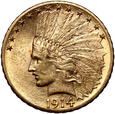 USA, 10 dolarów 1914 D, Indianin, Denver