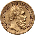Niemcy, Wirtembergia, Wilhelm II, 10 marek 1873 F