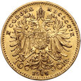 Austria, Franciszek Józef I, 10 koron 1909, Mała głowa