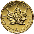 Kanada, 10 dolarów 1987, Liść klonu, 1/4 uncji złota