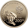 Polska, III RP, 200 złotych 2005, 60. rocznica zakończenia II wojny