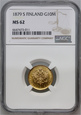 Finlandia, 10 marek 1879 S, Helsinki, NGC MS62 #MA