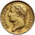 Francja, Napoleon I, 40 franków 1808 H, La Rochelle