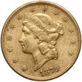 USA, 20 dolarów 1879 S, San Francisco, Liberty