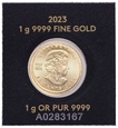 Kanada, Elżbieta II, 50 centów 2023, Liść klonu, 1 gram złota