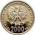 Polska, PRL, 2000 złotych 1980, Igrzyska Olimpijskie Lake Placid  